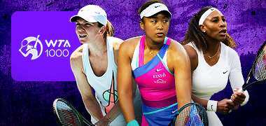 Assiste ao melhor do ténis profissional feminino - WTA 1000 | ELEVEN